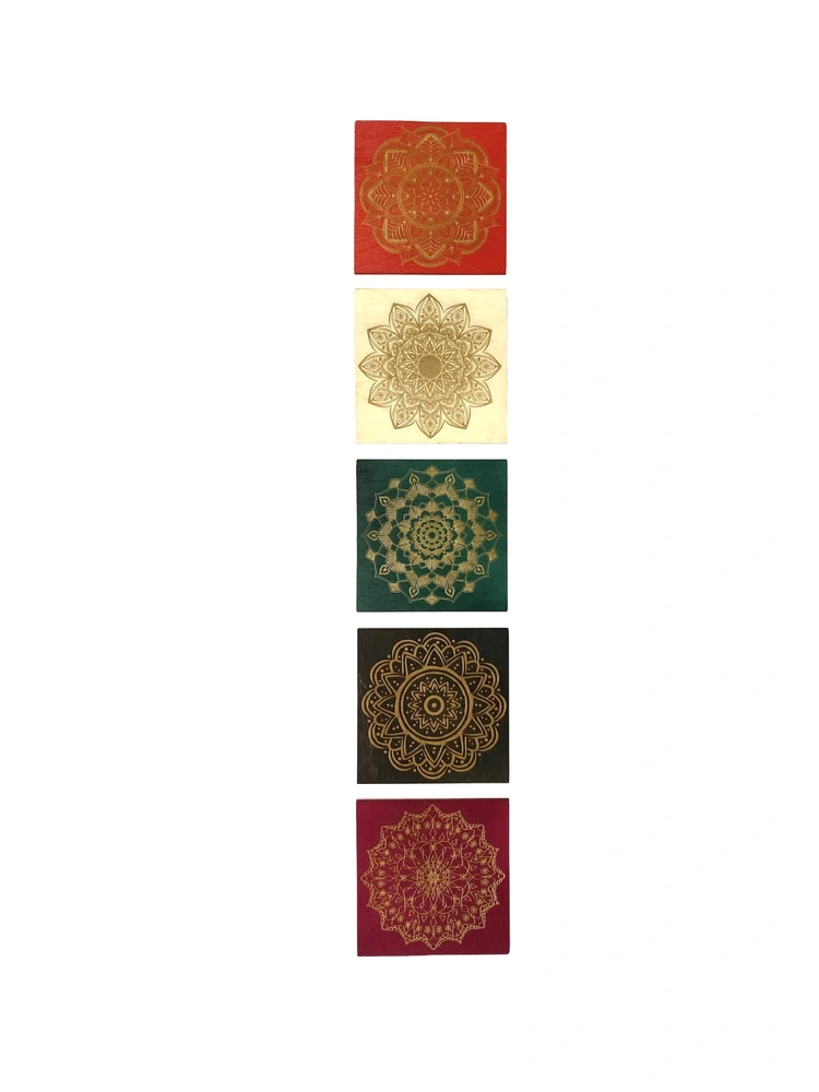Mandala - barevná sada 5ks